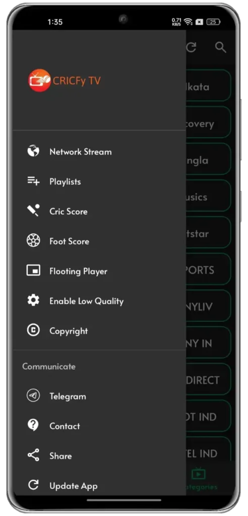 Cricfy TV Overview 3